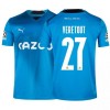 Original Fußballtrikot Olympique Marseille Veretout 27 Ausweichtrikot 2022-23 Für Herren